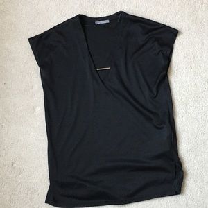 Zara black blouse